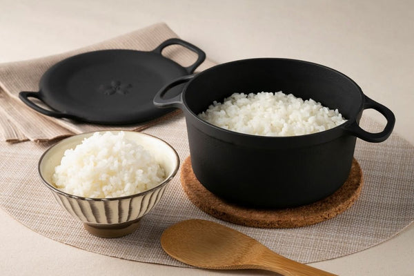 【ふっくら美味しい！】鋳物の鍋でお米を炊く方法